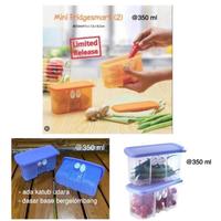 Gambar Tempat Buah, sayur, cabe, tomat, Tupperware wadah di Kulkas Frigesmart - 1 pc Ungu 460ml dari Tokoantum undefined 4 Tokopedia