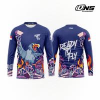 Gambar Kaos baju jersey merpati ready to fly custom full printing - Putih Oblong, M dari DNS Powersport undefined 5 Tokopedia