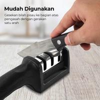 Gambar Pengasah Pisau Dapur Knife Sharpener 3 Slot HCK-168 dari cara-store undefined 3 Tokopedia