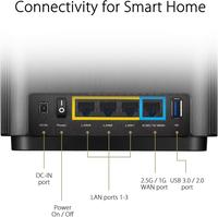 Gambar ASUS ZenWiFi AX (XT8) AX6600 Whole Home Tri-band Mesh WiFi 6 System - 2 Pack Black dari Techno Computer Bali undefined 4 Tokopedia