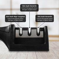 Gambar Pengasah Pisau Dapur Knife Sharpener 3 Slot HCK-168 dari cara-store undefined 2 Tokopedia