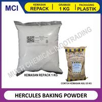 Gambar BAKING POWDER merk HERCULES. PENGEMBANG. FOOD GRADE. || 1 kg dari Multi Chemical Indotrading undefined 1 Tokopedia