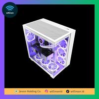 Gambar NZXT H9 Flow ATX PC Case - Hitam Putih Black White Casing Komputer Dual Chamber - Putih dari Jevon Holding Co by Wifiman undefined 2 Tokopedia