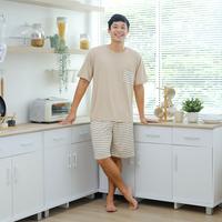 Gambar Mason Tencel T-Shirt Piyama Laki-Laki - SAGE, HALFPANTS S dari Cielyn Official undefined 2 Tokopedia