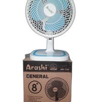Gambar KIPAS ANGIN MEJA ARASHI AR-138 GENERAL 8 INCHI HARGA TERJANGKAU - Biru Muda, 21×20×26cm dari BRAYAN JAYA ELEKTRONIK undefined 5 Tokopedia