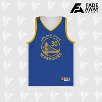 Gambar ERSEY BASKET NBA STEPHEN CURRY #30 GOLDEN STATE WARRIORS BIRU KUNING - BIRU DONGKER ORANGE - NAVY, S dari Mevel undefined 3 Tokopedia