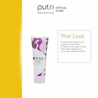 Gambar Putri Wet Look 100 ml Hair Styling cream Style Krim Rambut Pria Wanita tidak lengket mudah dibilas Cewek Cowok - Wet Jelly 100ml dari YC Cibitung undefined 3 Tokopedia