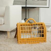 Gambar Pet supplies portable bag for outdoor use, rattan woven breathable one dari Yesoljeong undefined 3 Tokopedia