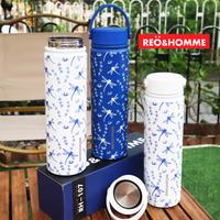 Gambar Reo&Homme Tumbler Stainless Motif 3D Printing 750ML Botol Minum Tahan Panas & Dingin dengan Handle RH-107 Leakproof - Cobalt Blue dari Reo & Homme Living undefined 1 Tokopedia