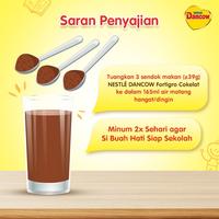 Gambar NESTLE DANCOW FORTIGRO COKLAT/INSTANT/FULL CREAM 195 G SUSU BUBUK PERTUMBUHAN ANAK - COKELAT dari milmart.id undefined 5 Tokopedia