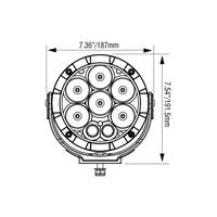 Gambar Vision X Pair Of 6.7" Cannon ADV Halo 8 Led Light - Clear dari ipurbagency undefined 3 Tokopedia