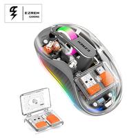 Gambar Ezren M333 Mouse Wireless Bluetooth Tri-Mode Type-C Rechargeable Grey dari Ezren Official Store undefined 1 Tokopedia