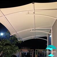 Gambar tenda kanopi membrane, kanopi membran cocok untuk masjid murah harga per m2 canopy - 950 gsm dari CV. FITRAJAYA MEMBRANE undefined 4 Tokopedia