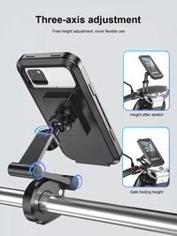 Gambar Smartphone HP Phone Holder Stang Sepeda Motor Anti air Waterproof Case LBX Phone Holder Stoller Tiang 360 6.1 6.5 6.7 Inch - SPION dari Lbagstoremall undefined 4 Tokopedia