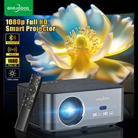 Gambar Wifi 8k Proyektor Full HD 1080p Suport Android  Home Projetor - 2+16G dari GOOJODOQ LOCAL SHOP undefined 3 Tokopedia