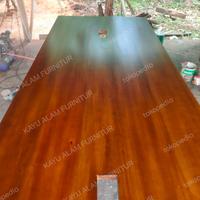 Gambar Top table meja  kayu mahoni asli tua sudah oven dan kering dari kayu alam furniture undefined 3 Tokopedia