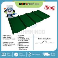 Gambar Spandek/Atap Trimdeck/Bluescope Warna/Kokohtrim Warna - 0.45MM, Biru dari Arthanindo Cemerlang undefined 1 Tokopedia