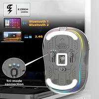 Gambar Ezren M333 Mouse Wireless Bluetooth Tri-Mode Type-C Rechargeable Grey dari Ezren Official Store undefined 5 Tokopedia