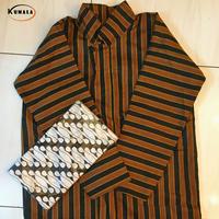 Gambar BAJU SURJAN LURIK PRIA DEWASA - M, FULL SET dari Kumala Banyumas undefined 4 Tokopedia