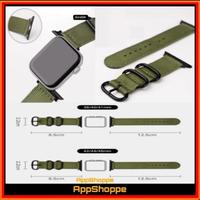 Gambar Canvas Rugged TALI JAM KANVAS utk Appel Watch Compatible Series ULTRA / 2 SE 9 8 7 654321 Tali Jam Size 49mm 45mm 44mm 42mm 41mm 40mm 38mm - BLACK, 42/44/45/49mm dari AppShoppe undefined 3 Tokopedia