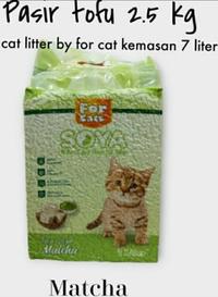 Gambar Pasir Tofu Kucing Merek Forcat 7liter - Charcoal dari chillpetshop undefined 5 Tokopedia