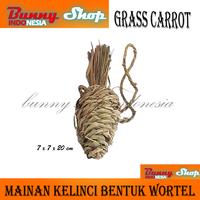 Gambar Mainan gigitan kelinci dari hay bentuk wortel dari Bunny Shop Indonesia undefined 4 Tokopedia