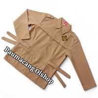 Gambar Baju Pramuka SD Putri Lengan Panjang Atasan Seragam Sekolah Pramuka Penggalang - Cokelat, 6 TAHUN dari Yeeni Fashion Shop undefined 4 Tokopedia