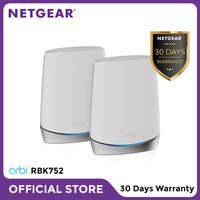Gambar ORBI RBK752 AX4200 Tri-Band WiFi 6 Mesh System, 4.2Gbps, Router + 1 Satellite - Certified Refurbished dari Netgear Official Store undefined 1 Tokopedia