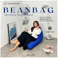 Gambar Bean bag Triangle Size L Dewasa Bahan Waterproof Adem dari Beanbag.smoothies undefined 3 Tokopedia