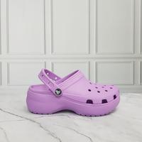 Gambar Sandal Crocs Classic Platform Clog Original Tebal 5 Cm - Toska, 40 dari sneakers jakarta mall undefined 5 Tokopedia