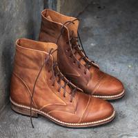 Gambar Sepatu Boots Kulit Akar NFYR - Kapiten Boots Tan - 41 dari Akar NFYR undefined 2 Tokopedia