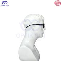 Gambar frame kacamata pria wanita kotak Neo 18144  Original Ringan Lentur - C1 Hitam Glos dari Optik Citi Eyewear undefined 5 Tokopedia
