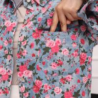 Gambar FS 1220 Jacket jeans ROSEAN baju outerwear outfit wanita casual motif ld105 fit to xl premium import dari Gaya Cantik1 undefined 2 Tokopedia