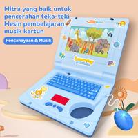 Gambar Mainan Laptop Anak Edukasi Layar Belajar Notebook Bayi Learning Musik dan Gambar Kado Anak Kids Plastik - Biru dari Baby.Toys undefined 4 Tokopedia