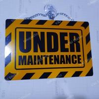 Gambar (NEW) Sign Board Under Maintenance TERBAIK dari kodingsh undefined 1 Tokopedia