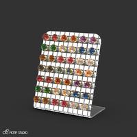 Gambar EARRINGS EARRING EAR STUD STUDS JEWELRY JEWELLERY HOLDER STORAGE ORGANIZER MINI SMALL RACK CASE SHOWCASE DISPLAY STAND CLEAR ACRYLIC 42 HOLES TEMPAT PENYIMPANAN RAK PAJANGAN ANTING PERHIASAN AKRILIK BENING TRANSPARAN MOTIF PATTERN FREESTYLE GEOMETRIC-01 dari Demotif Studio undefined 1 Tokopedia