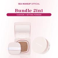 Gambar Sea Makeup Bundle Sea Make Up Acne Cover Cushion + Setting Powder - Fawn+SP dari Sea Makeup undefined 1 Tokopedia