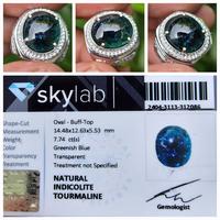 Gambar Batu Greenish Blue Indicolite Tourmaline Memo 7.74 crt dari AZHAR GEMSTORE undefined 1 Tokopedia