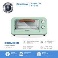 Gambar Oven Listrik Low Watt Electric Open Kue alat panggang 12Liter 800 Watt - Hijau dari Dorahomi undefined 3 Tokopedia