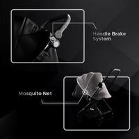 Gambar Stroller Cocolatte Verzza Stylish Compact Reversible Handle Premium - Grey dari Studio Dua Delapan undefined 5 Tokopedia
