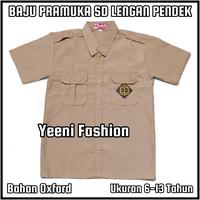 Gambar Setelan Seragam Sekolah Pramuka Penggalang SD Putra Baju Pramuka SD Lengan Pendek Celana Pramuka Panjang - Baju + Celana, 6 TAHUN dari Yeeni Fashion Shop undefined 2 Tokopedia