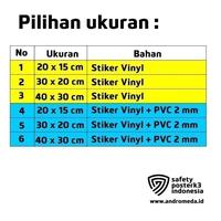 Gambar Stiker Vinyl Sign Rambu K3 Inhalasi Bahaya - 30x20 cm dari Safety Poster K3 Indonesia undefined 2 Tokopedia