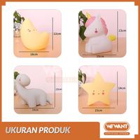 Gambar WEWANT Lampu Tidur LED Karakter Unicorn Bronto Mainan Hias 3D Lucu Murah dari wewant.ID undefined 5 Tokopedia