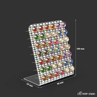 Gambar EARRINGS EARRING EAR STUD STUDS JEWELRY JEWELLERY HOLDER STORAGE ORGANIZER MINI SMALL RACK CASE SHOWCASE DISPLAY STAND CLEAR ACRYLIC 42 HOLES TEMPAT PENYIMPANAN RAK PAJANGAN ANTING PERHIASAN AKRILIK BENING TRANSPARAN MOTIF PATTERN FREESTYLE GEOMETRIC-10 dari Demotif Studio undefined 4 Tokopedia