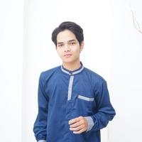 Gambar Baju Koko Pria Dewasa Lengan Panjang - Biru, L dari Kabutik undefined 5 Tokopedia