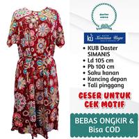 Gambar DASTER MODERN BATIK PENDEK TALI PINGGANG KENCANA UNGU BIRU SIMANIS dari DASTER WARNA undefined 1 Tokopedia