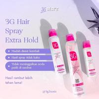 Gambar 3G HAIR SPRAY EXTRA HOLD EXTRA STRONG 80ML - HAIR SPRAY 3G AEROSOL 80ML dari Go Shopping Center undefined 3 Tokopedia