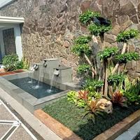 Gambar kolam ikan koi dengan taman bonsai dan kamboja fosil / kolam ikan koi dengan hiasan taman bonsai / kolam ikan indor dan outdor minimalis dari JAYABERKAH22 undefined 2 Tokopedia
