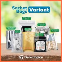 Gambar PLASTIK KEMASAN SACHET / SASET KOPI ALUMUNIUM FOIL DELKOCHOICE 7X10CM - WHITE ZIPLOCK, 7CM X 9CM dari Sipacking Store undefined 1 Tokopedia