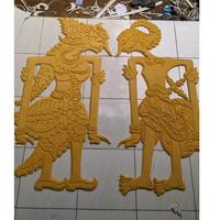 Gambar wayang ukir spon karet 3D sepasang rama dan sinta + 2 gunungan kelir - Putih, rama & sinta dari ABIMANYU ST undefined 3 Tokopedia